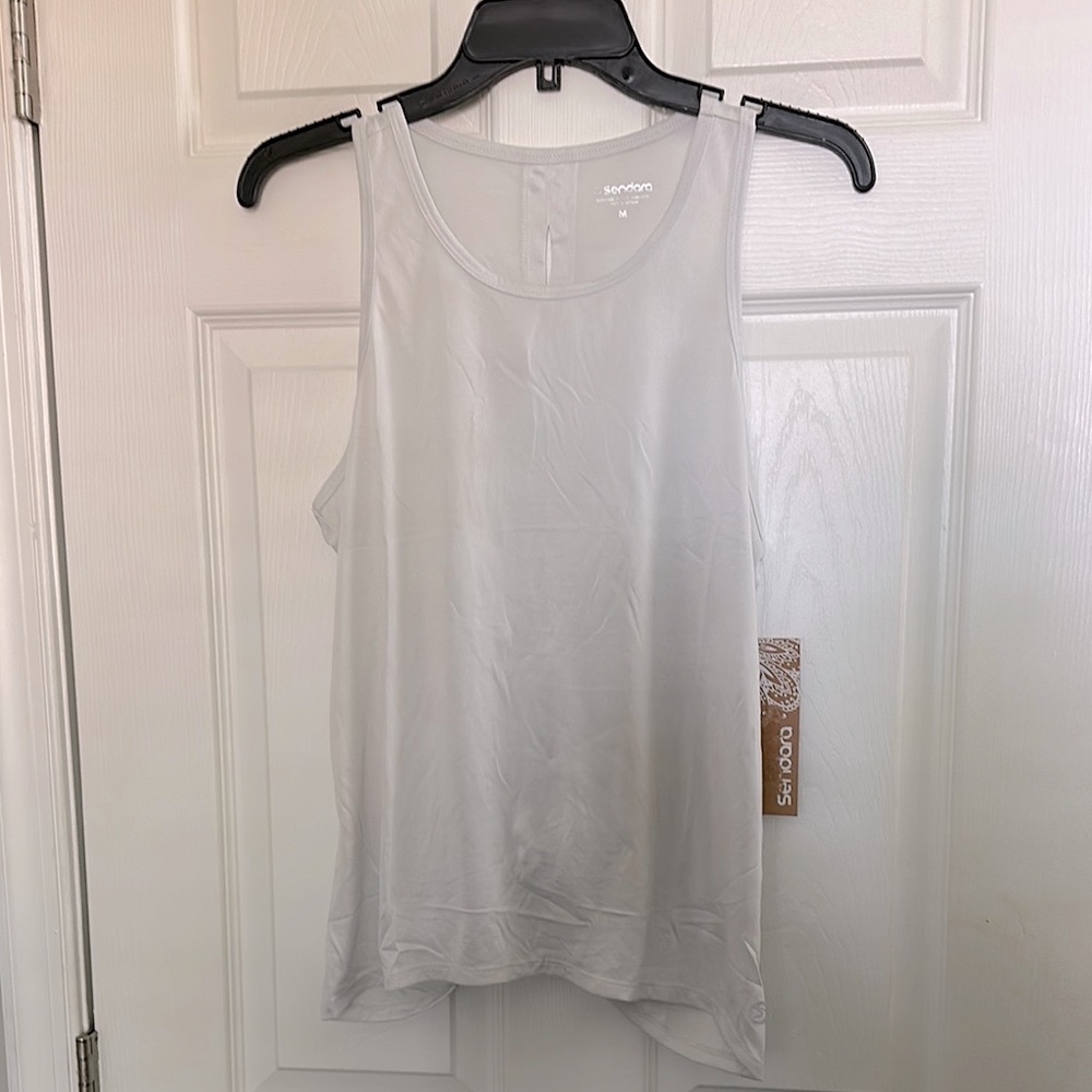 Splendid White Sleeveless Tank Top color dawn